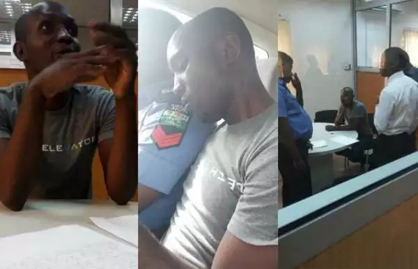 Photos: Right Inside The bank, Nigerian Graduate Steals Customer’s Transfer Slip, Forges Signature To Withdraw N110k